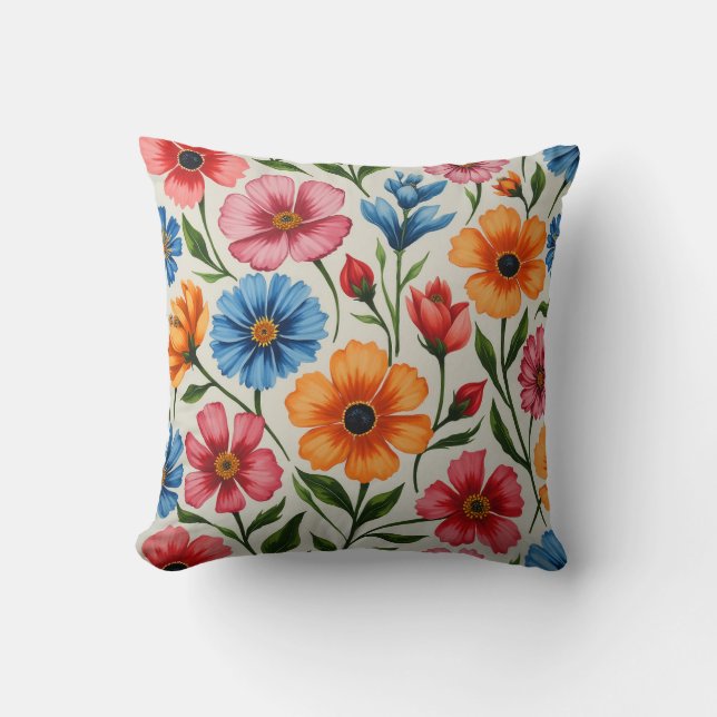 coussin coussin de fleurs de gypse (Recto)