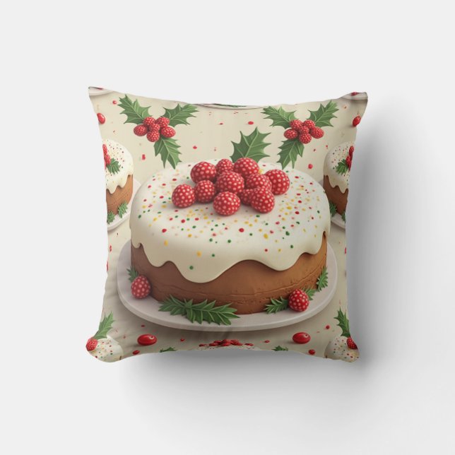 coussin coussin de gâteau de noël (Recto)