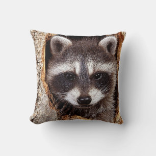 Coussin "Coussin de jet de raton laveur"