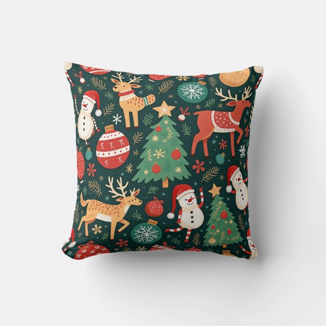 Coussin coussin de la fête de Noël (Recto)