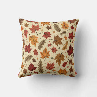 coussin coussin de la feuille d'automne