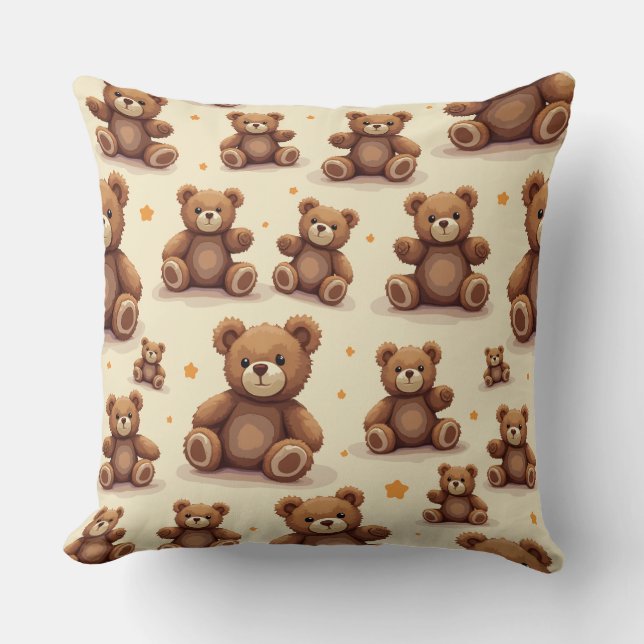Coussin coussin de l'ours en peluche (Recto)