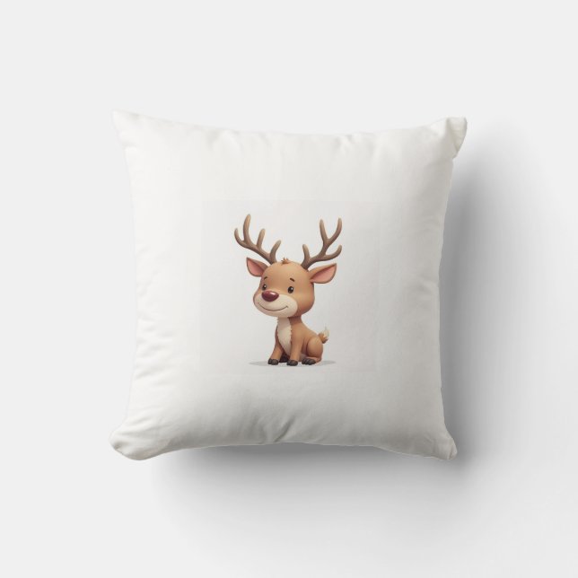 Coussin coussin de Noël rudolph (Recto)