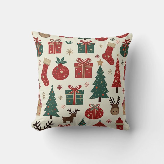 Coussin coussin de Noël (x-mas) (Recto)
