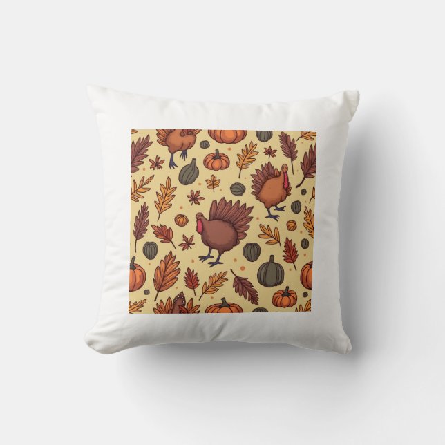 Coussin coussin de Thanksgiving (Recto)