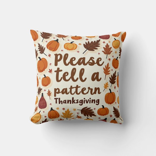 Coussin Coussin de Thanksgiving (Recto)