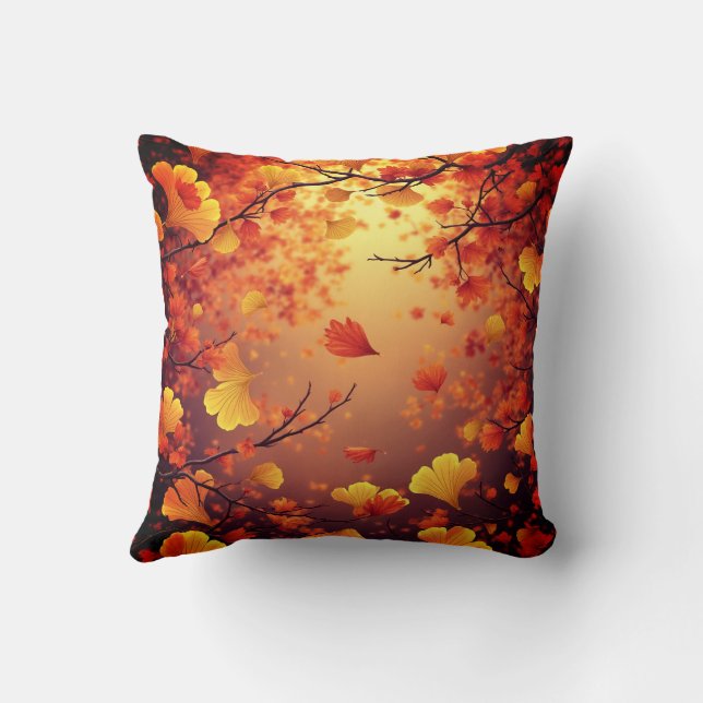 Coussin coussin d'humeur d'automne (Verso)