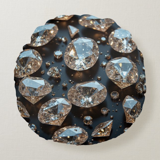 Coussin coussin diamant a l'air vrai luxe diamant (Devant)