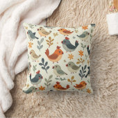 coussin coussin d'oiseau mignon (Couverture)