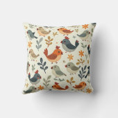 coussin coussin d'oiseau mignon (Verso)