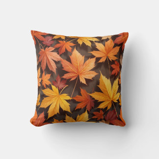 Coussin coussin du feuillage d'automne