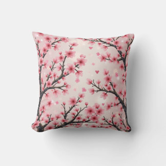 coussin coussin en fleurs de cerisier