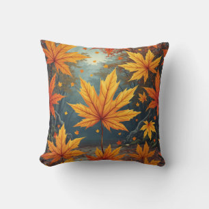 Coussin coussin feuille d'érable