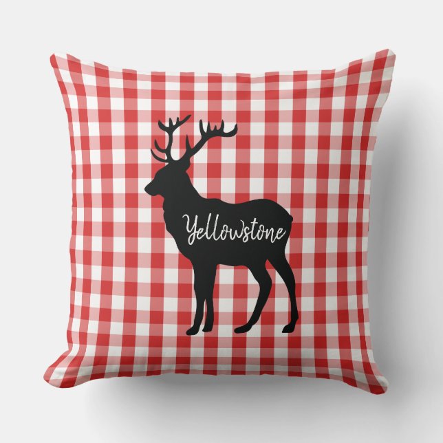 Coussin Coussin-Jaune Yellowstone Elk (Recto)