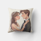 Coussin Coussin mariage Anniversaire (Verso)