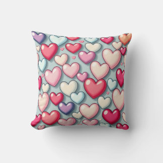 coussin coussin motif coeur