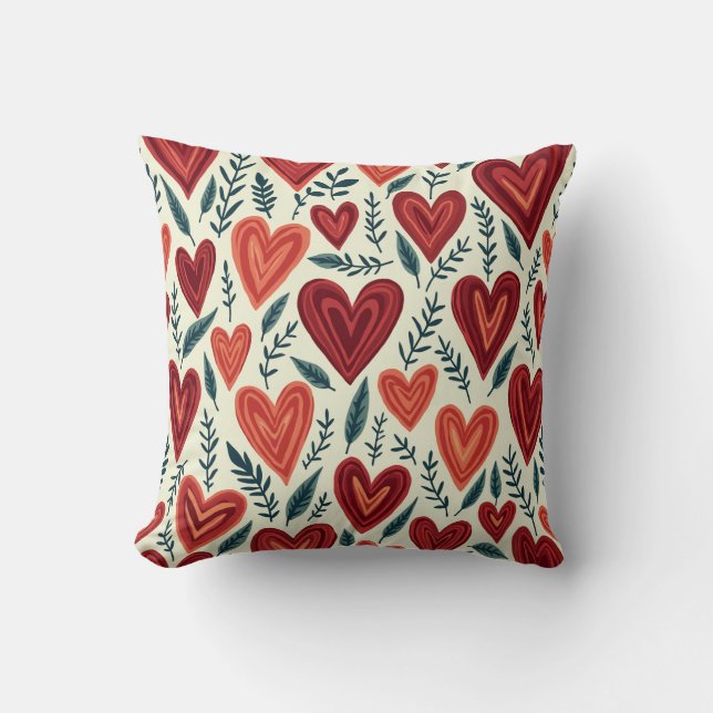 coussin coussin motif d'amour (Modifier) (Recto)