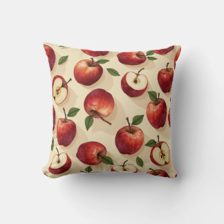 Coussin coussin motif pomme