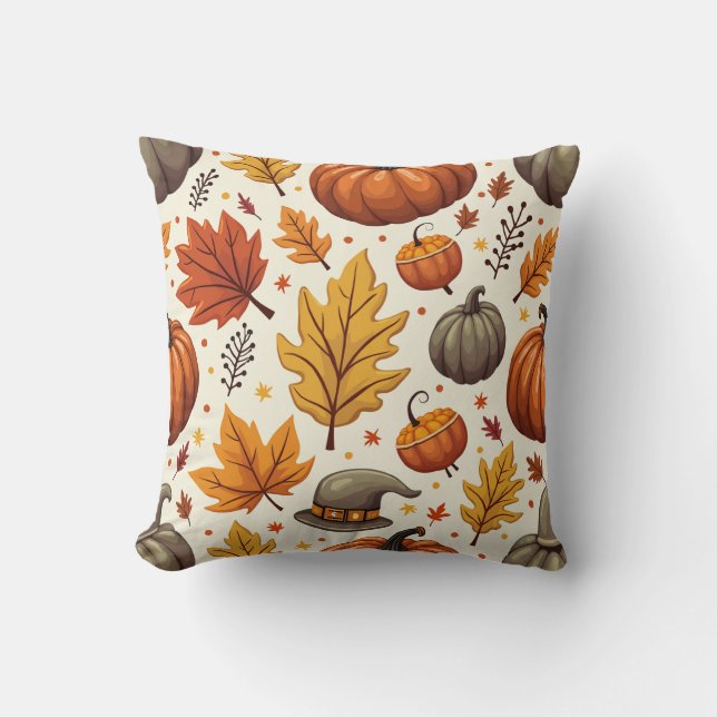 Coussin coussin motif Thanksgiving (Recto)