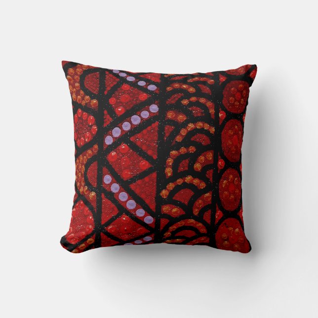 Coussin Coussin rouge Voyage (Recto)