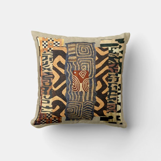 Coussin "Coussins inspirés par Kuba (Recto)