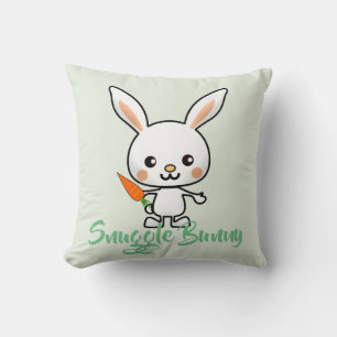 Coussin Cousu Bunny Kawaii personnalisé