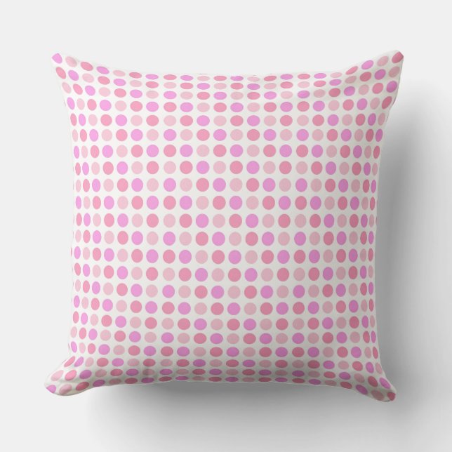 Coussin Coutume Pois roses Adorables Jeu d'oreiller (Recto)