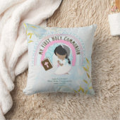 Coussin Coutume Première Sainte Communion Cute Black Coiff (Couverture)