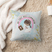 Coussin Coutume Première Sainte Communion Cute Brown Coiff (Couverture)