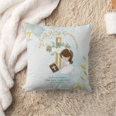 Coussin Coutume Première Sainte Communion Cute Brown Coiff (Couverture)