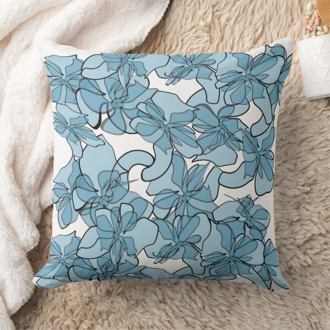 Coussin Couvercle bleu Petal Harmony (Couverture)