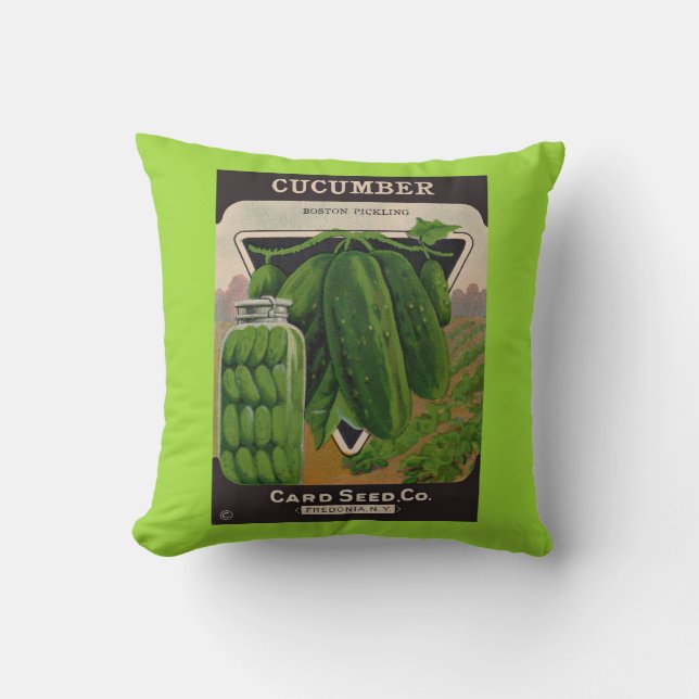 Coussin couvercle de l'enveloppe de graines de concombre (Recto)