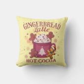 Coussin Couverture bébé Noël latte pain d'épice chaud (Recto)