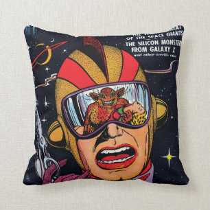 Coussin Couverture de bande dessinée de science-fiction vi