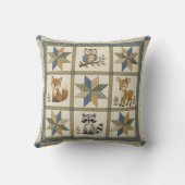 Coussin Couverture de créatures des bois (Verso)