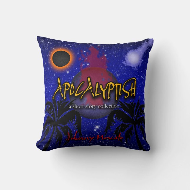 Coussin Couverture de livre apocalyptique (Recto)