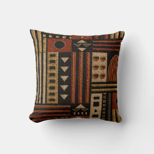 Coussin Couverture décorative Sherpa géométrique tribale e