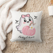 Coussin couverture d'halloween mignonne, citrouille d'arc (Couverture)