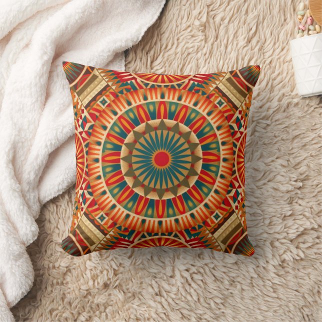 Coussin Couverture d'oreiller géométrique inspirée par l'A (Couverture)