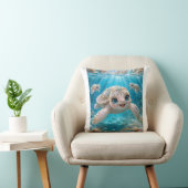 Coussin Couverture douillette "Zander" de la Tortue de mer (Chaise)