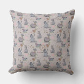 Coussin Couverture "Eleze Elephant & Polka Hen" Boganhues (Recto)