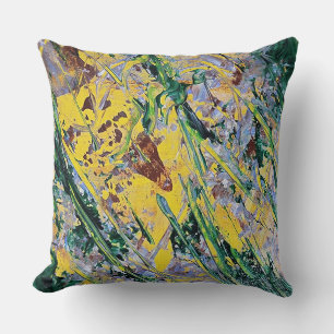 Coussin Couverture Expressionniste Abstraite