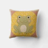 Coussin Couverture Grenouille Verte (Verso)