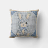 Coussin Couverture Lapin Bleu (Verso)