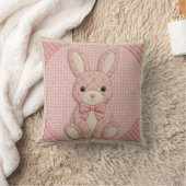 Coussin Couverture Lapin Rose (Couverture)