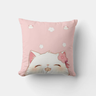 Coussin Couverture Mignonne Chatte