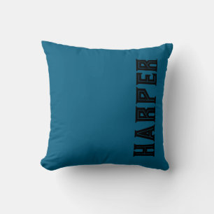 Coussin Couverture personnalisée avec nom, jeté rétro pers