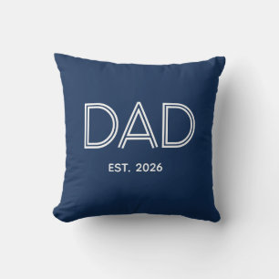 Coussin Couvre-lit bleu marine élégant pour papa