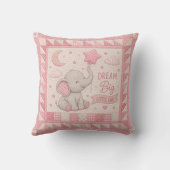 Coussin Couvre-lit éléphant Rêve Grand (Verso)