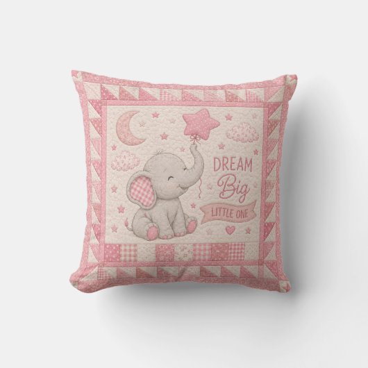 Coussin Couvre-lit éléphant Rêve Grand (Recto)
